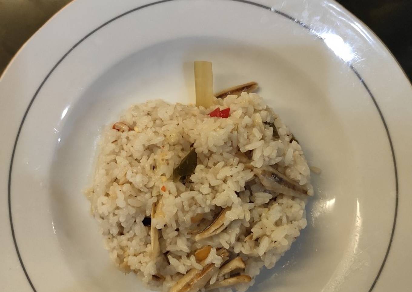 Instructions for steamed rice