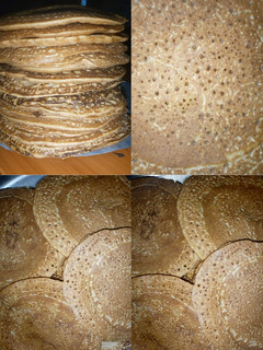 A picture of Cornflour Chocolate Pancakes.