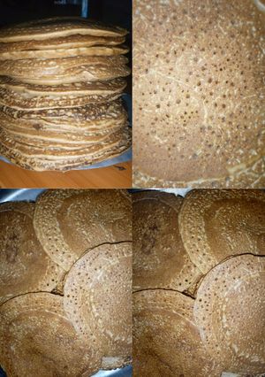 A picture of Cornflour Chocolate Pancakes.