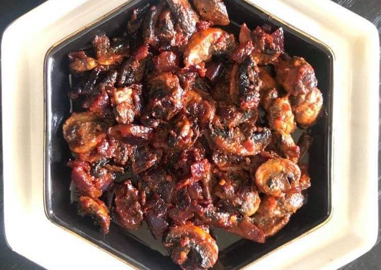 Recipe of Any-night-of-the-week Chilli Garlic Mushroom