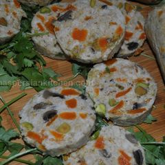 A picture of Homemade chicken sausages.