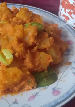 Foto resep Ballado kentang udang