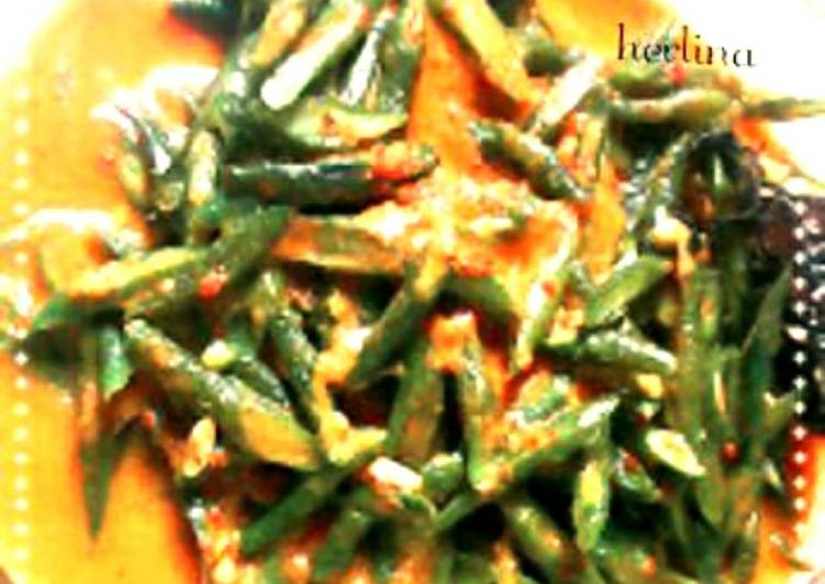 Cara mudah Membuat Gulai kacang panjang Anti Gagal