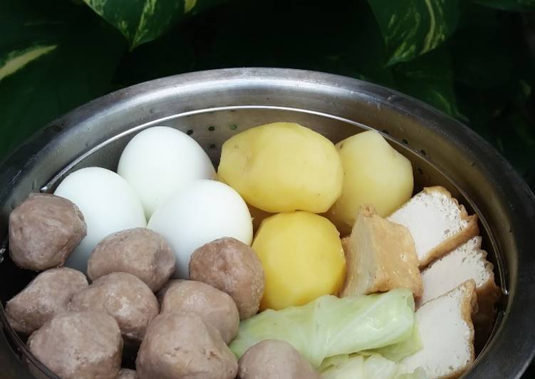 Siomay KW (pakai baso siap pakai)