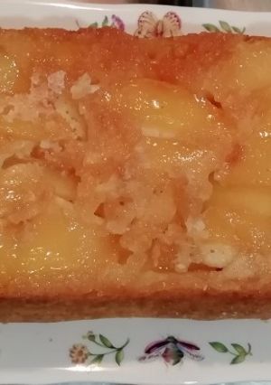 Una foto de Budín de manzana