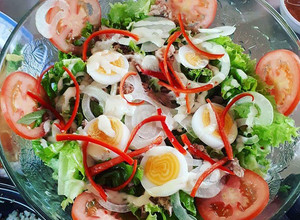Hình của món Salad cá ngừ.