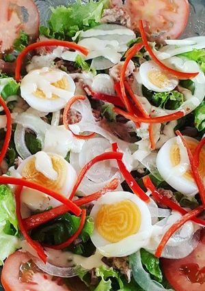 Hình của món Salad cá ngừ.