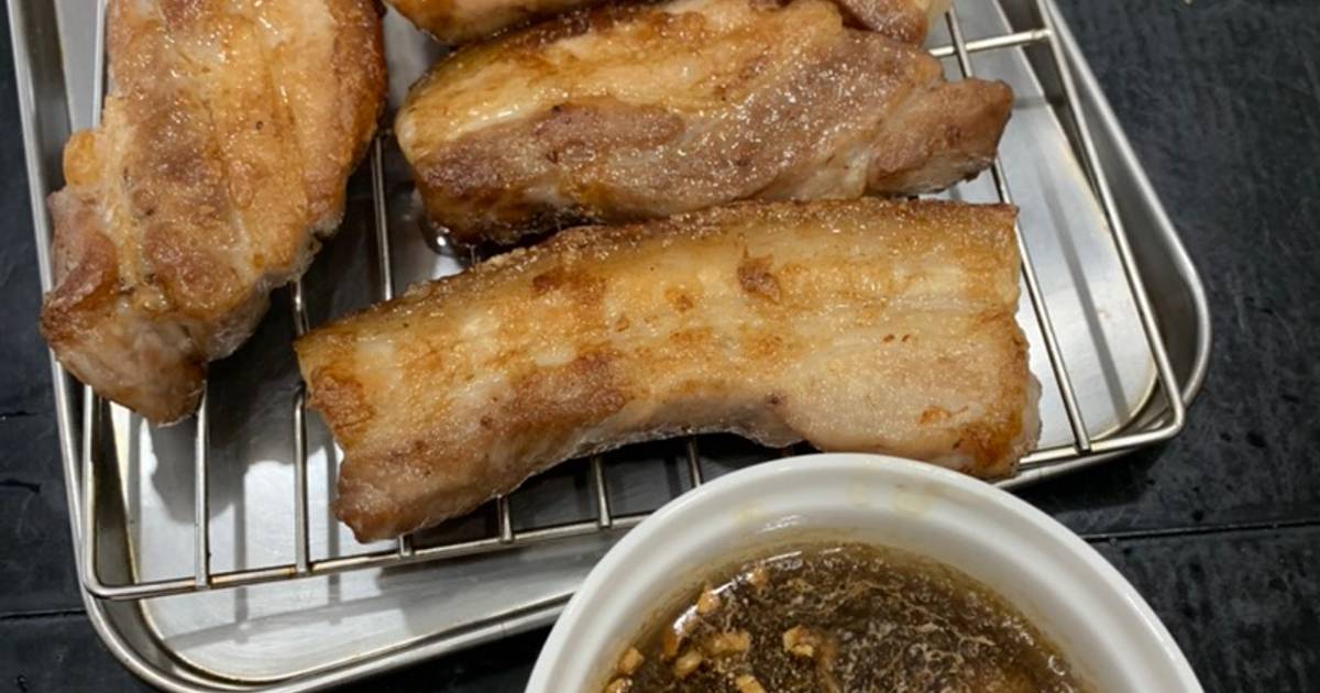 Cách Làm Món Thịt ba rọi chiên da giòn của Mai Nguyen - Cookpad