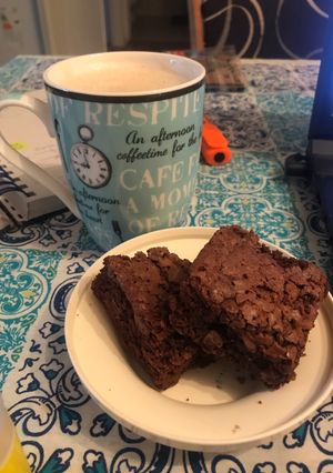 Una foto de Brownie bien caserito!