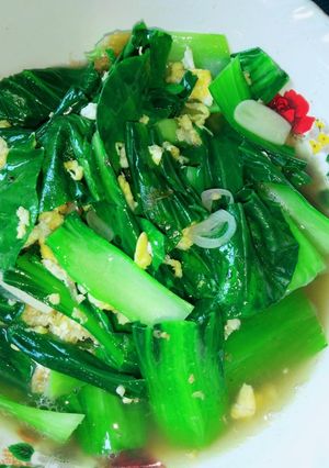 Foto resep Cah Sawi Telur