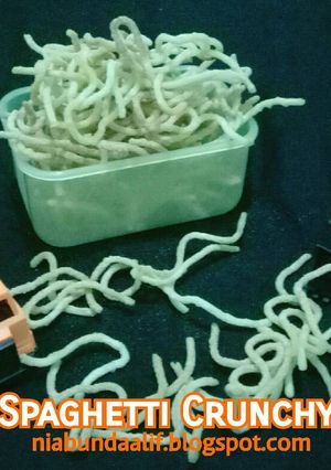Foto resep Spaghetti Crunchy (toddler snack)