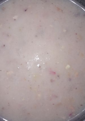 صورة لوصفة كوكتيل 🍹 الفاكهة بالفستق 😍😍🤤😋