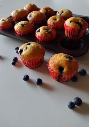 Una foto de Muffins de arándanos 🧁