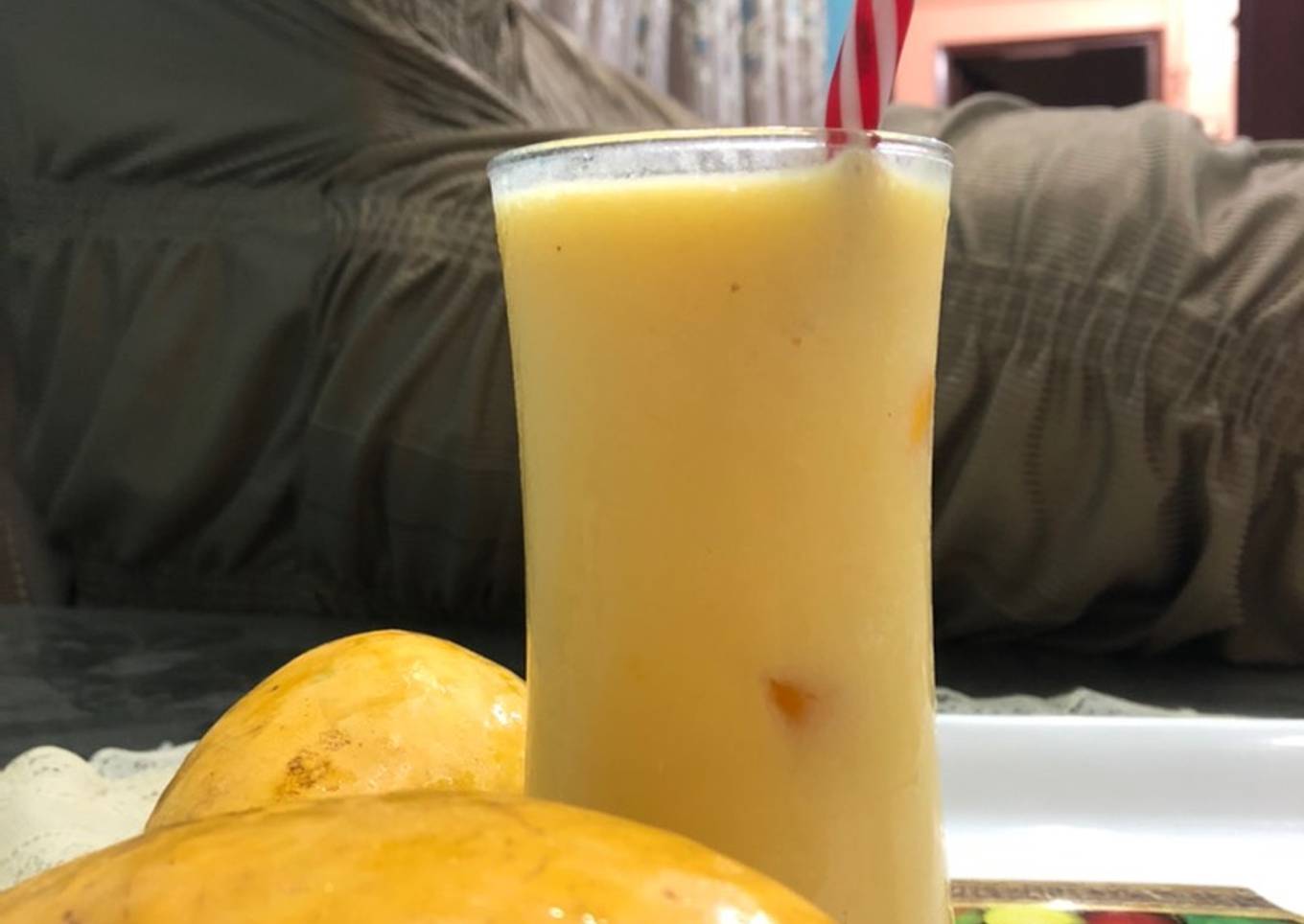 Vanilla mango shake