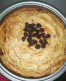 Tarta de manzana con pasas de uva❣️😍