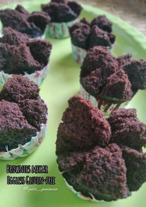 Foto resep Brownies Mekar Eggless Gluten-free