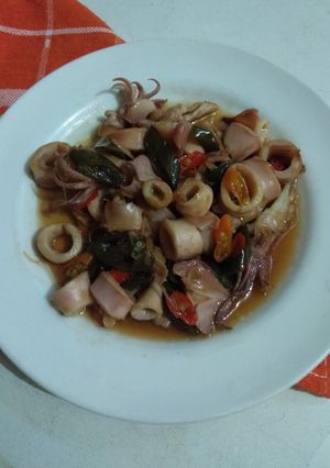 Foto resep Tumis Cumi Asin Cabe Ijo
