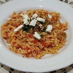 A picture of Romantic Times Cheese and Tomato pasta #mycookbook.