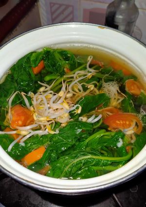 Foto resep Sayur bening bayem jawa alias tege jawa