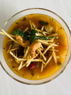 A picture of Farali soup.