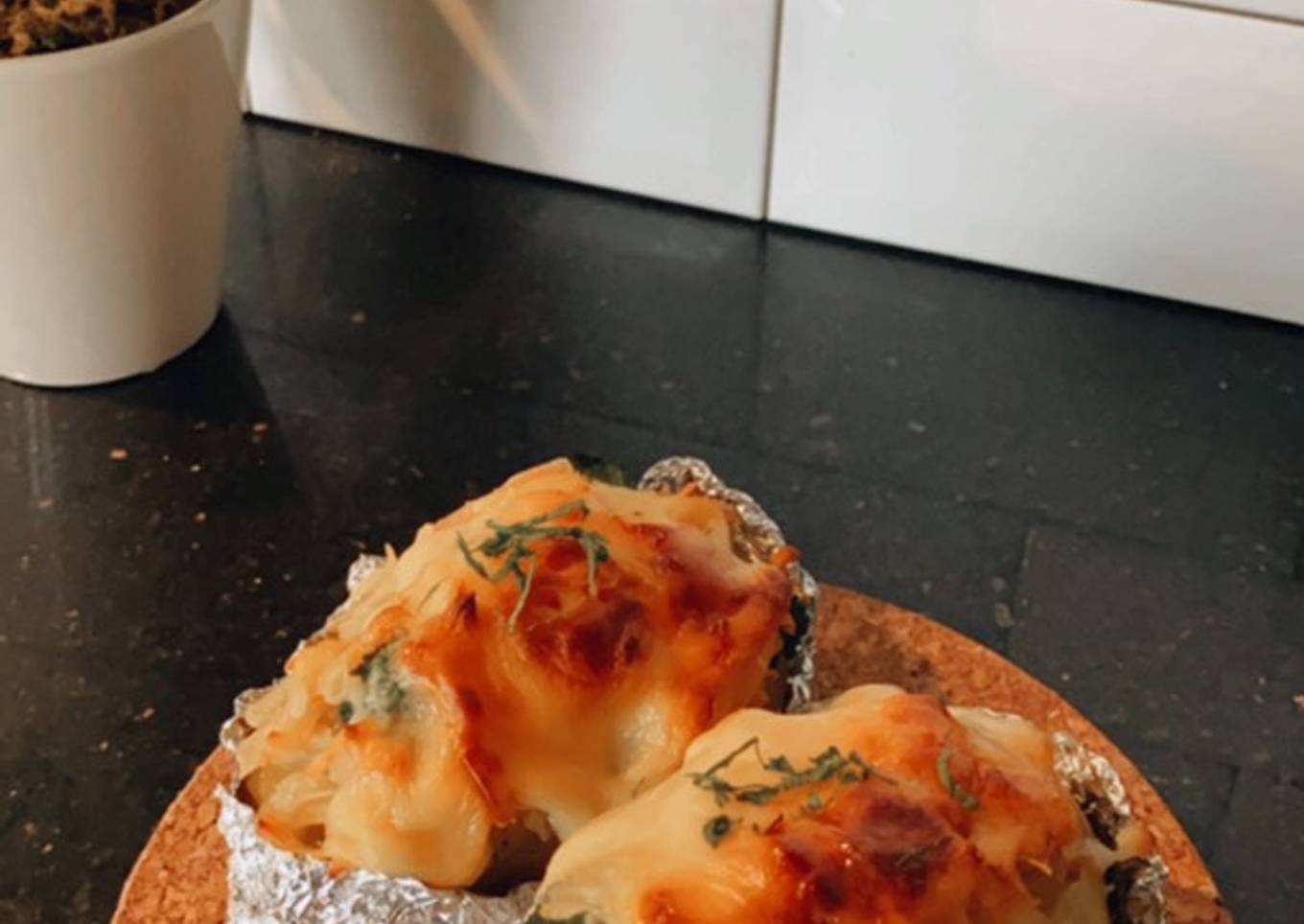 Baked Potato Cheese Broccoli