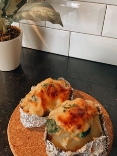 Foto resep Baked Potato Cheese Broccoli