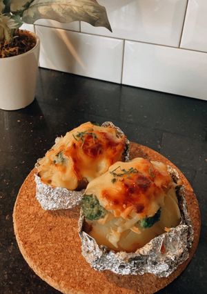 Foto resep Baked Potato Cheese Broccoli