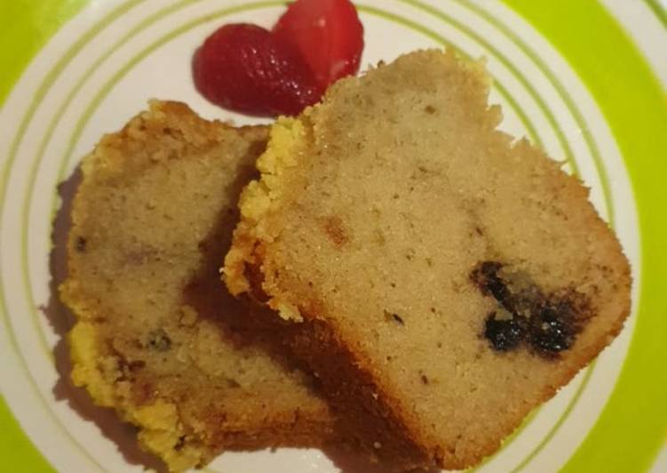 Cara mengolah Easy Blueberry Muffin Cake enak