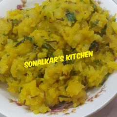 Potato Bhaji A picture of Potato Bhaji.