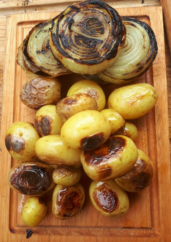 Una foto de Papines andinos a la parrilla