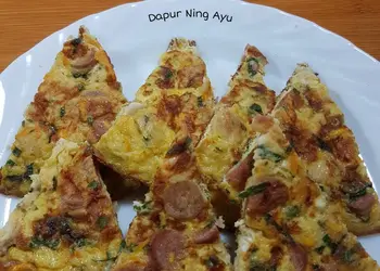 Resep Terbaru 161. Omelet Pentol Tahu Ala Warung