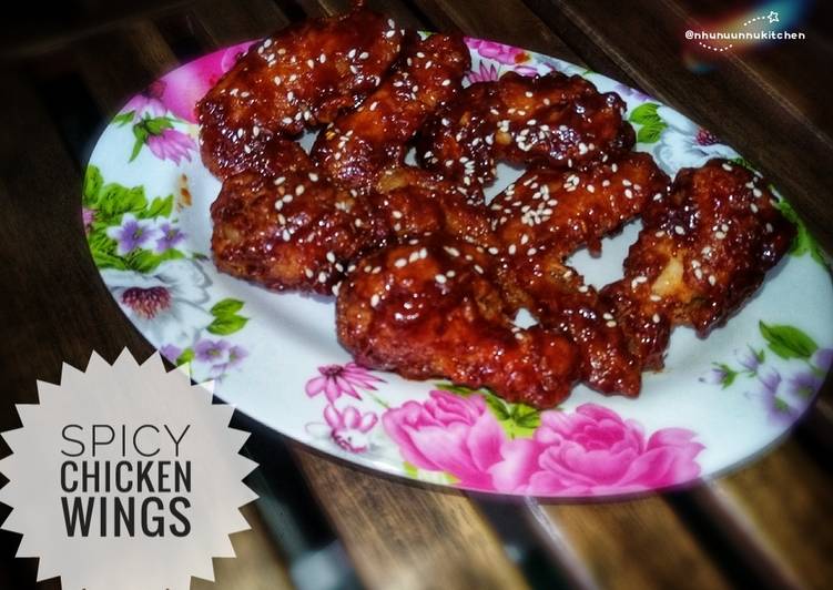 Spicy chicken wings