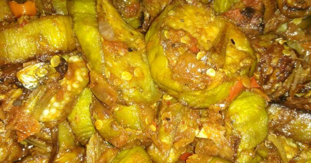  Resep  Terong  balado  terisi teri trasi oleh Anjarr K 