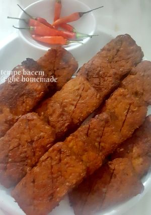 Foto resep Tempe Bacem tanpa air kelapa