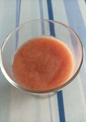 Une photo de Soupe froide de tomate
