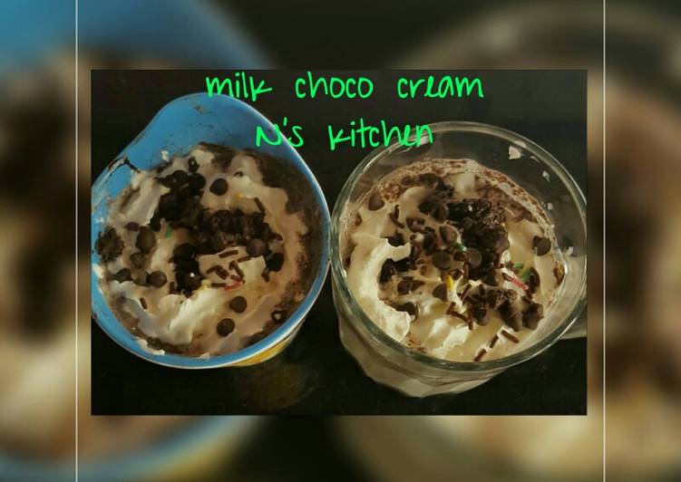 Milk choco cream