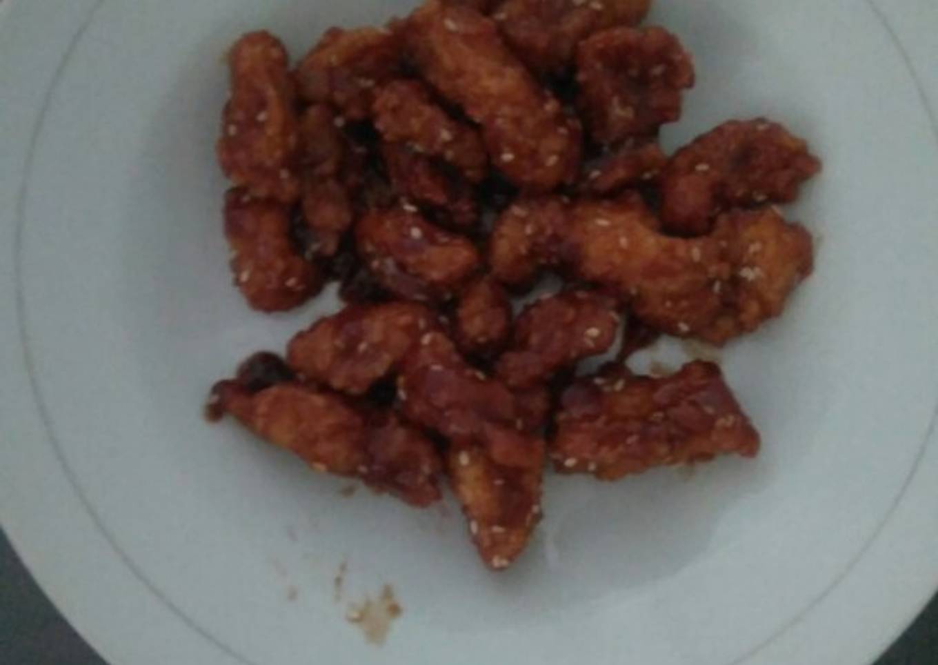 Ayam Krispi Saus Teriyaki