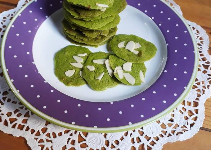 Lidah Kucing Greentea Almond(Putih Telur)