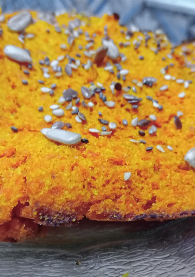 Una foto de Cuadraditos de zanahoria 🥕🧡 vegana y sin gluten