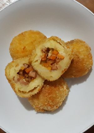 Foto resep Kroket Kentang Kari Sosis