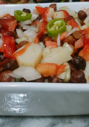 A picture of Chana Chaat.