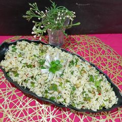 Herbed Spring Onion Fried Rice A picture of Herbed Spring Onion Fried Rice.