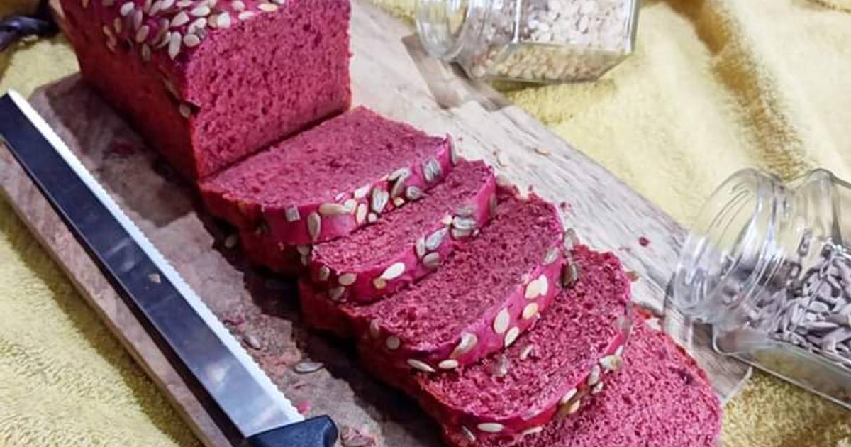 Beetroot Bread loaf Recipe by Divya Agrawal Cookpad