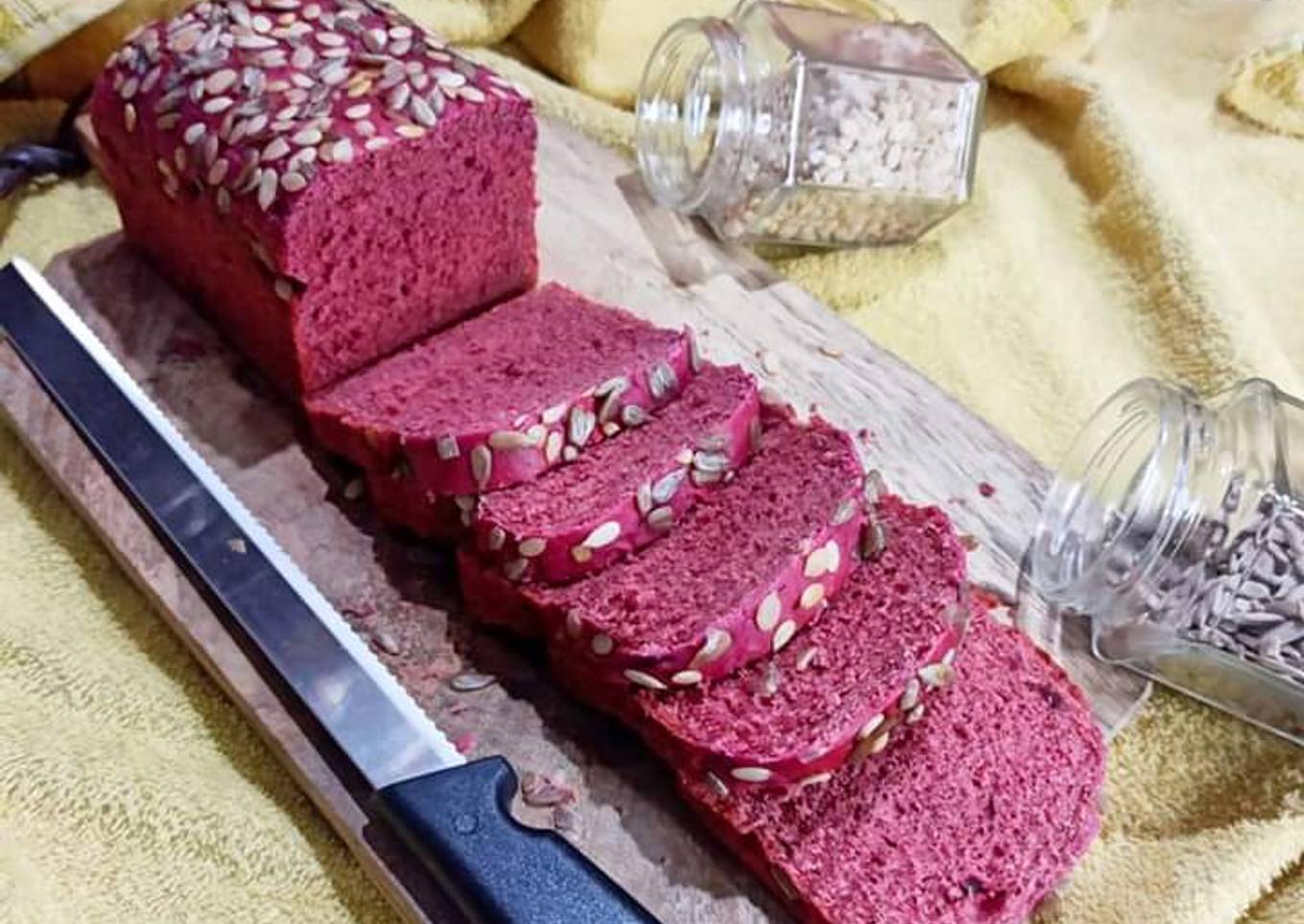 Beetroot Bread loaf