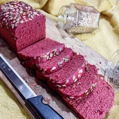 A picture of Beetroot Bread loaf.