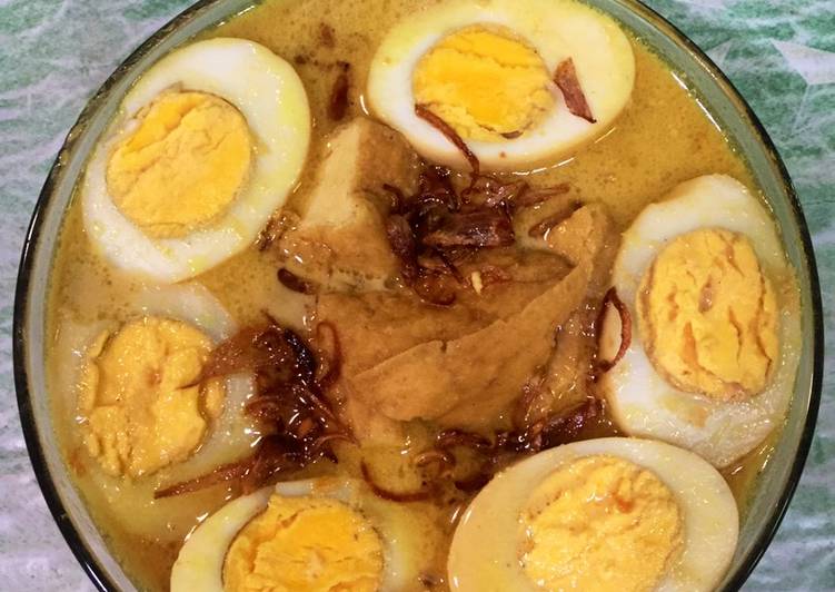 Resep Terik tahu telur Lezat