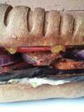Sándwich🥪 de vegetales🍆🎃🌶🌰asados!!!