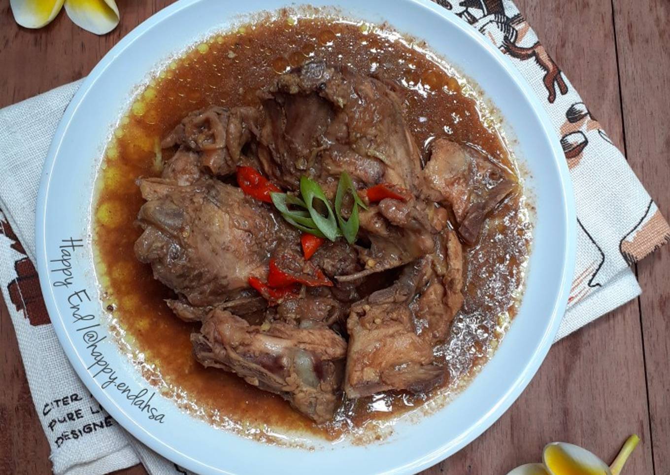 Rica Balungan + Kulit Ayam Tidak Pedas