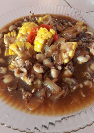 Foto resep Baby Cumi Asam manis
