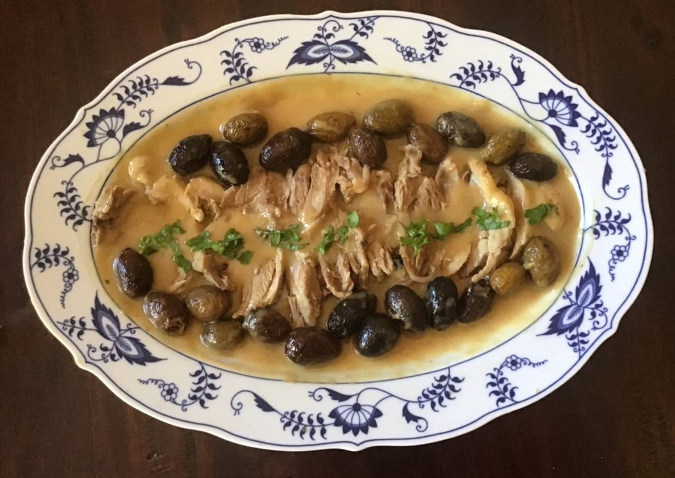 California Farmhouse Duck Dinner with Olives